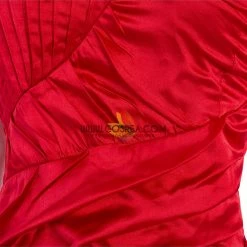 Cosrea Disney Cruella 2021 Movie Flame Dress Cosplay Costume