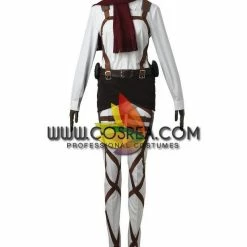 Cosrea Attack On Titan Mikasa Ackerman Complete Cosplay Costume