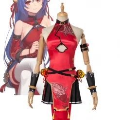 Cosrea Bilibili Mascot 22 Girl Qipao Dress Cosplay Costume Cosplay Costumes