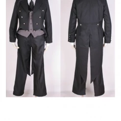Cosrea Cosplay Costumes Black Butler Sebastian Michaelis Tuxedo Cosplay Costume