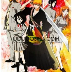 Cosrea Bleach Karakura High School Male Cosplay Costume