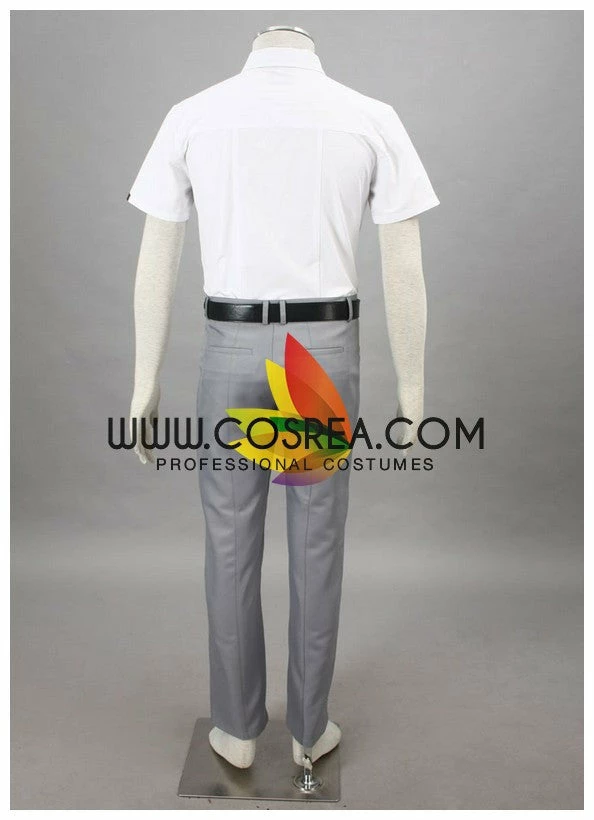 Cosrea Bleach Karakura High School Male Summer Cosplay Costume