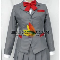 Cosrea Bleach Rukia Karakura High School Cosplay Costume