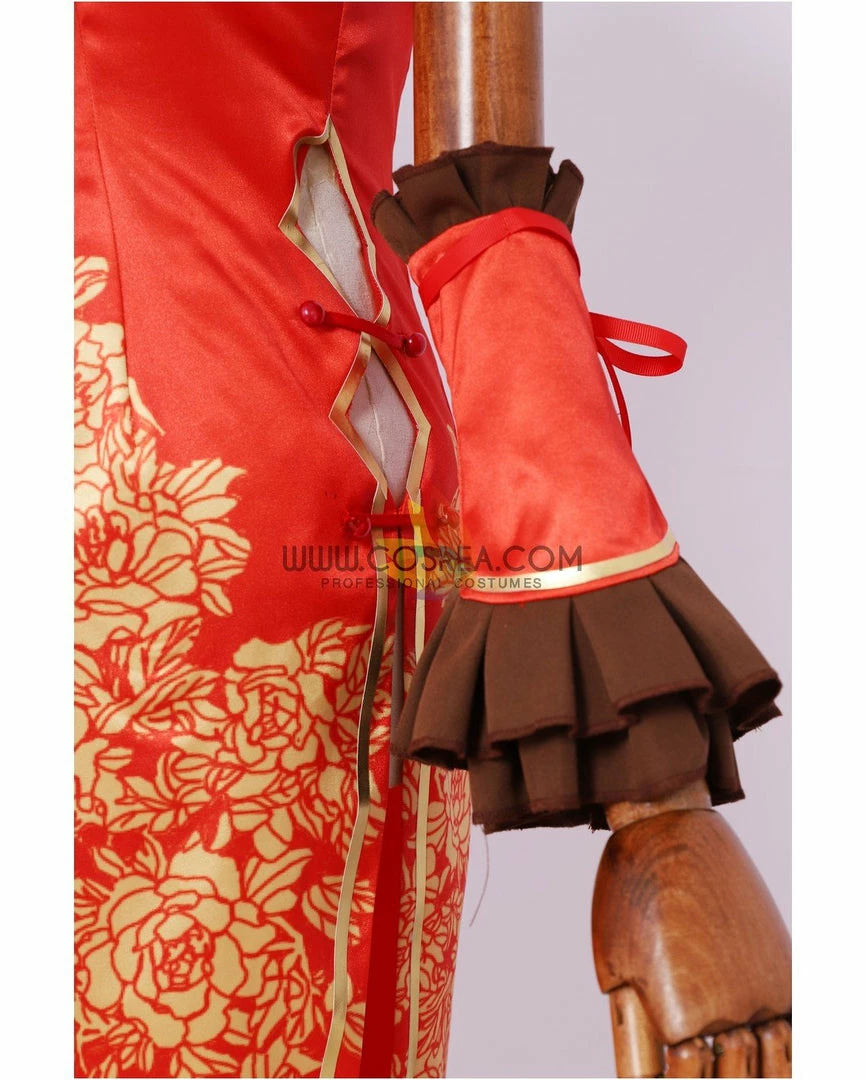 Cosrea Date A Live Kurumi Tokisaki Qipao Dress Cosplay Costume Cosplay Costumes