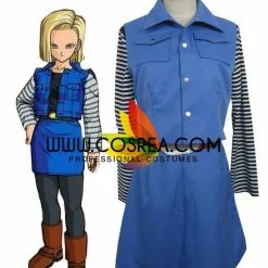 Cosrea Dragonball Number 18 Cosplay Costume