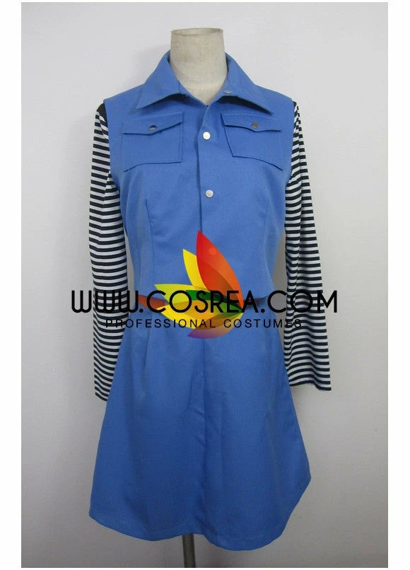 Cosrea Dragonball Number 18 Cosplay Costume