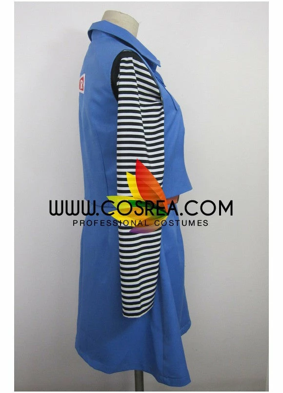 Cosrea Dragonball Number 18 Cosplay Costume