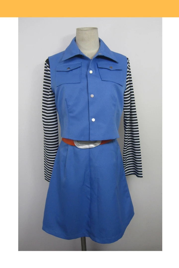 Cosrea Dragonball Number 18 Cosplay Costume