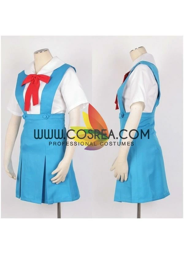 Cosrea EVA Neon Genesis Rei School Uniform Cosplay Costume