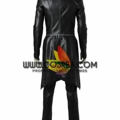 Cosrea Cosplay Costumes Black Bolt Inhumans PU Leather Cosplay Costume