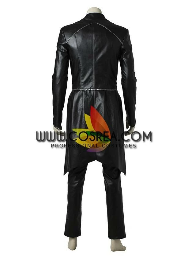 Cosrea Cosplay Costumes Black Bolt Inhumans PU Leather Cosplay Costume