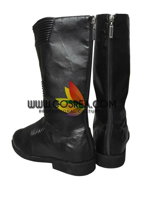 Cosrea Cosplay Costumes Black Bolt Inhumans PU Leather Cosplay Costume