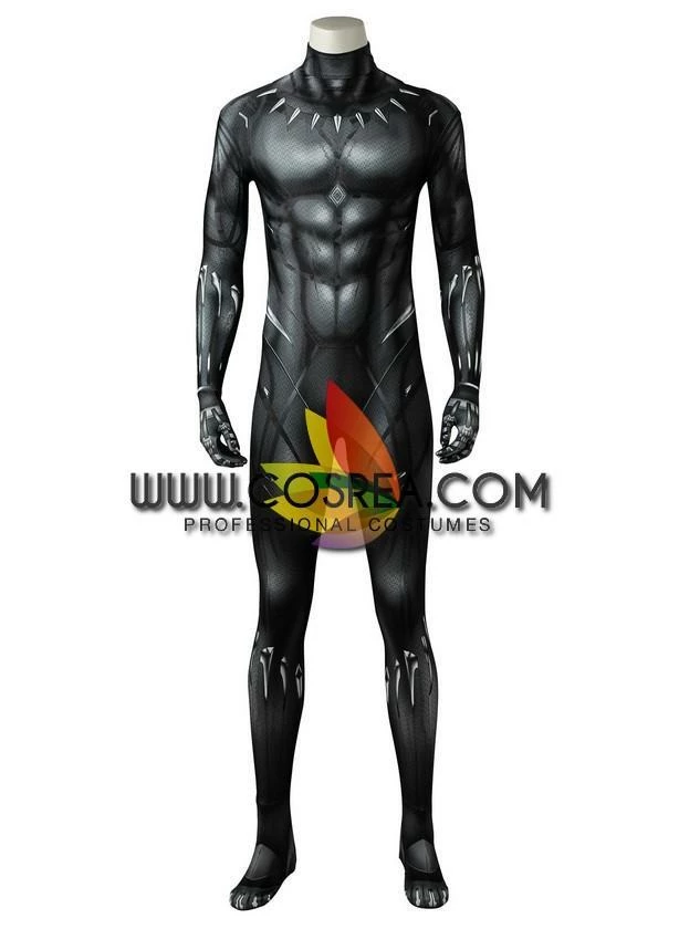 Cosrea Cosplay Costumes Black Panther Digital Printed Cosplay Costume