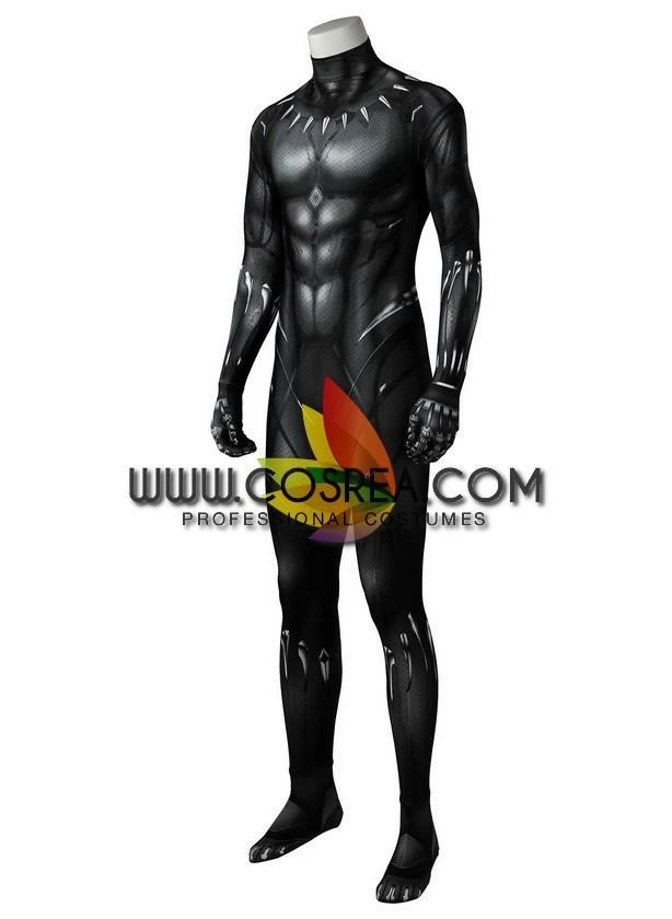 Cosrea Cosplay Costumes Black Panther Digital Printed Cosplay Costume