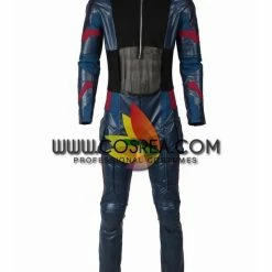 Cosrea Captain America Civil War PU Leather Cosplay Costume