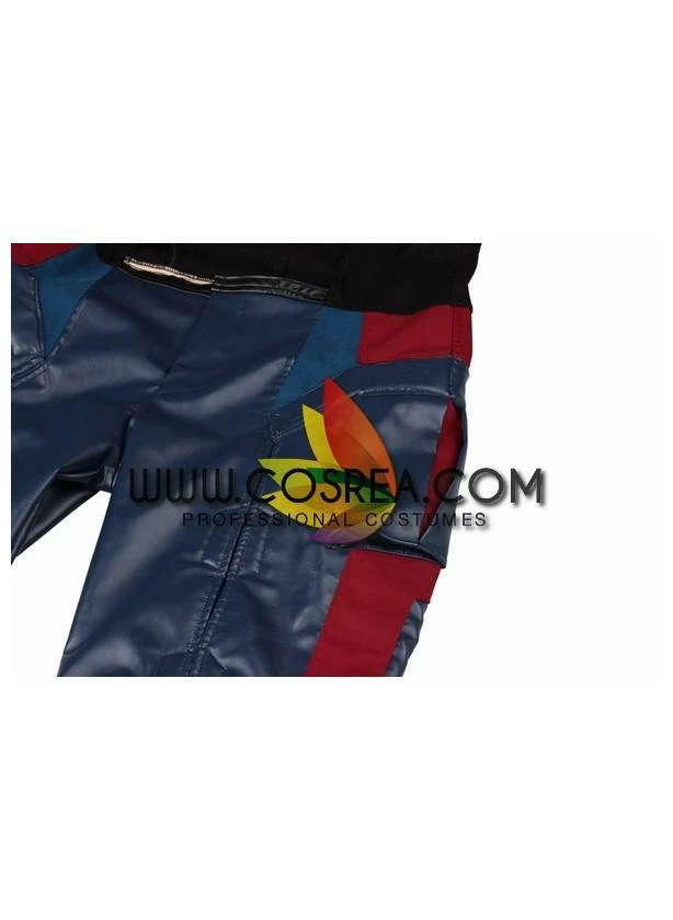 Cosrea Captain America Civil War PU Leather Cosplay Costume