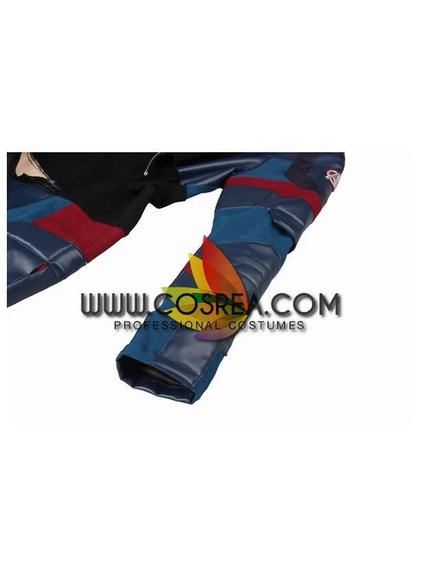 Cosrea Captain America Civil War PU Leather Cosplay Costume