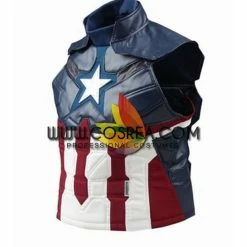 Cosrea Captain America Civil War PU Leather Cosplay Costume