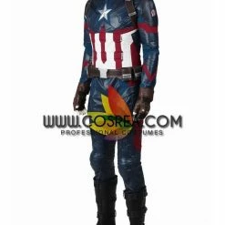 Cosrea Captain America Civil War PU Leather Cosplay Costume