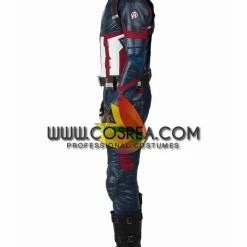 Cosrea Captain America Civil War PU Leather Cosplay Costume