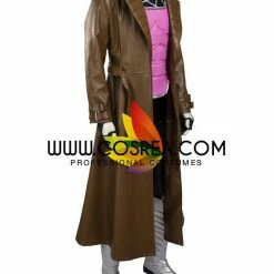 Cosrea Cosplay Costumes Gambit PU Leather Cosplay Costume