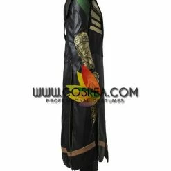 Cosrea Loki The First Avengers PU Leather Cosplay Costume