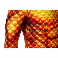 Cosrea Aquaman Classic Version With Flared Gloves Digital Printed Cosplay Costume