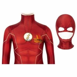 Cosrea Cosplay Costumes Flash Season 6 Kids Size Digital Printed Cosplay Costume