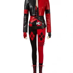 Cosrea Harley Quinn Suicide Squad 2 PU Leather Cosplay Costume Cosplay Costumes