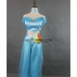 Cosrea Aladdin Jasmine Classic Satin Cosplay Costume Disney Inspired