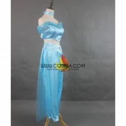 Cosrea Aladdin Jasmine Classic Satin Cosplay Costume Disney Inspired
