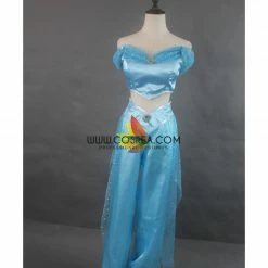 Cosrea Aladdin Jasmine Classic Satin Cosplay Costume Disney Inspired
