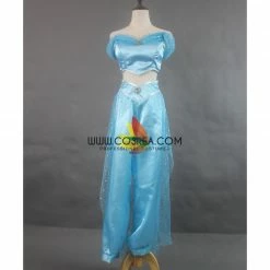 Cosrea Aladdin Jasmine Classic Satin Cosplay Costume Disney Inspired