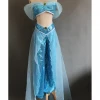 Cosrea Aladdin Jasmine Sequin Fabric Cosplay Costume