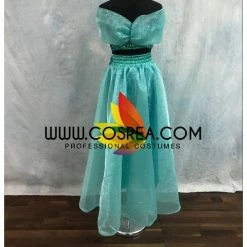 Cosrea Girls Size Jasmine Sequin Fabric Cosplay Costume Disney Inspired