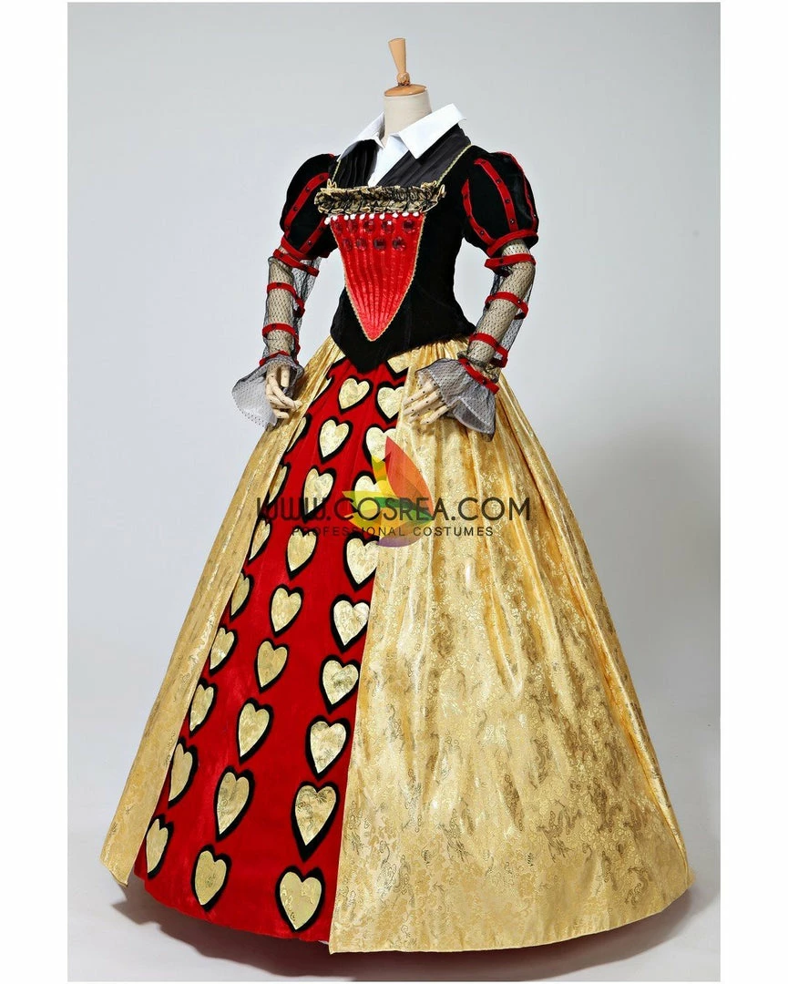 Cosrea Alice In The Wonderland Red Queen Cosplay Costume Disney Inspired