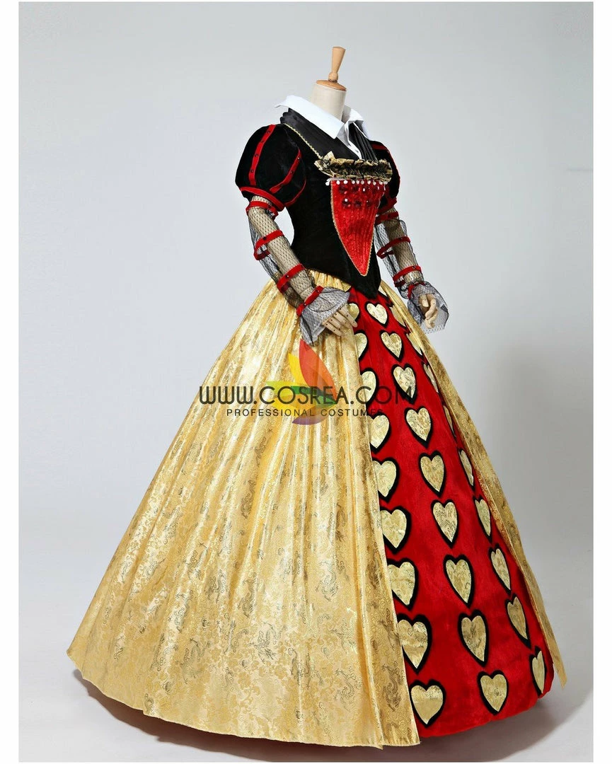 Cosrea Alice In The Wonderland Red Queen Cosplay Costume Disney Inspired