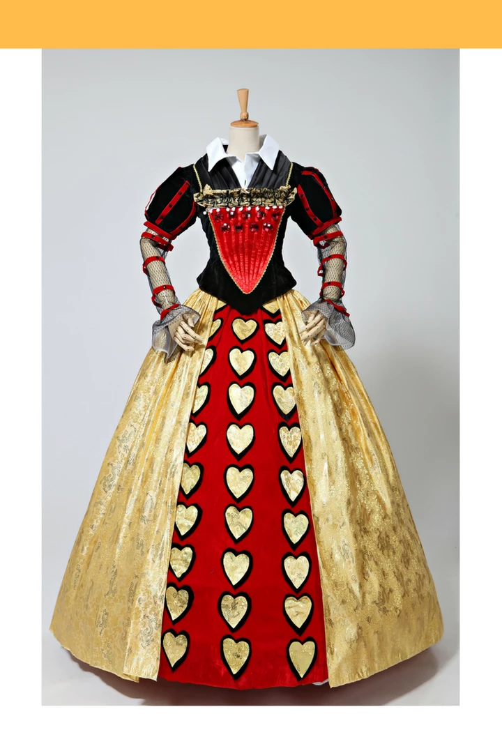 Cosrea Alice In The Wonderland Red Queen Cosplay Costume Disney Inspired