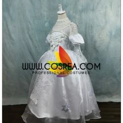 Cosrea Girls Size White Queen Cosplay Costume Disney Inspired