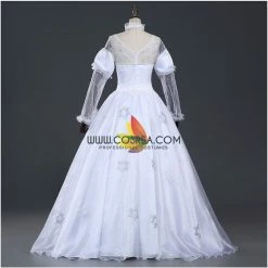 Cosrea Disney Inspired Alice In The Wonderland White Queen Cosplay Costume