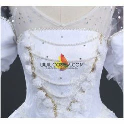 Cosrea Disney Inspired Alice In The Wonderland White Queen Cosplay Costume