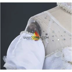 Cosrea Disney Inspired Alice In The Wonderland White Queen Cosplay Costume