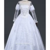 Cosrea Disney Inspired Alice In The Wonderland White Queen Cosplay Costume
