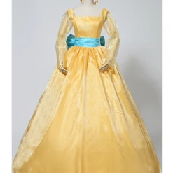 Cosrea Disney Inspired Anastasia Light Gold Satin Cosplay Costume