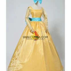 Cosrea Disney Inspired Anastasia Light Gold Satin Cosplay Costume