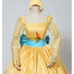 Cosrea Disney Inspired Anastasia Light Gold Satin Cosplay Costume