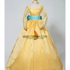 Cosrea Disney Inspired Anastasia Light Gold Satin Cosplay Costume