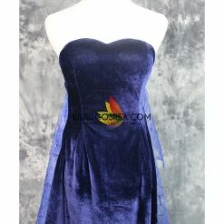 Cosrea Disney Inspired Anastasia Navy Blue Formal Evening Gown Cosplay Costume