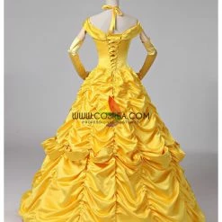Cosrea Beauty And Beast Belle Classic Ballgown Cosplay Costume