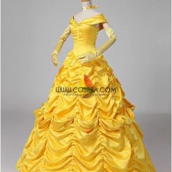 Cosrea Beauty And Beast Belle Classic Ballgown Cosplay Costume